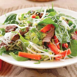 Glass noodle beef salad